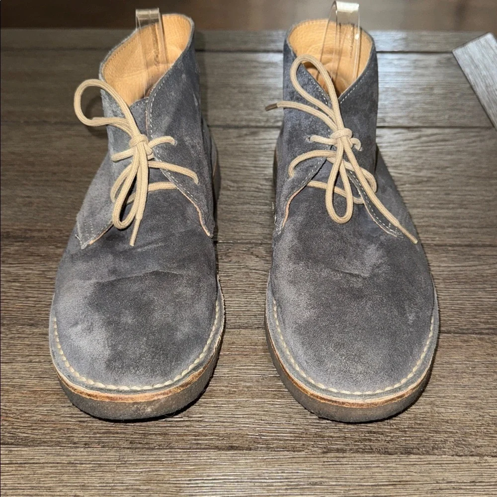 Todd Snyder Nomad Chukka Suede Desert Boots Grey (Blue)